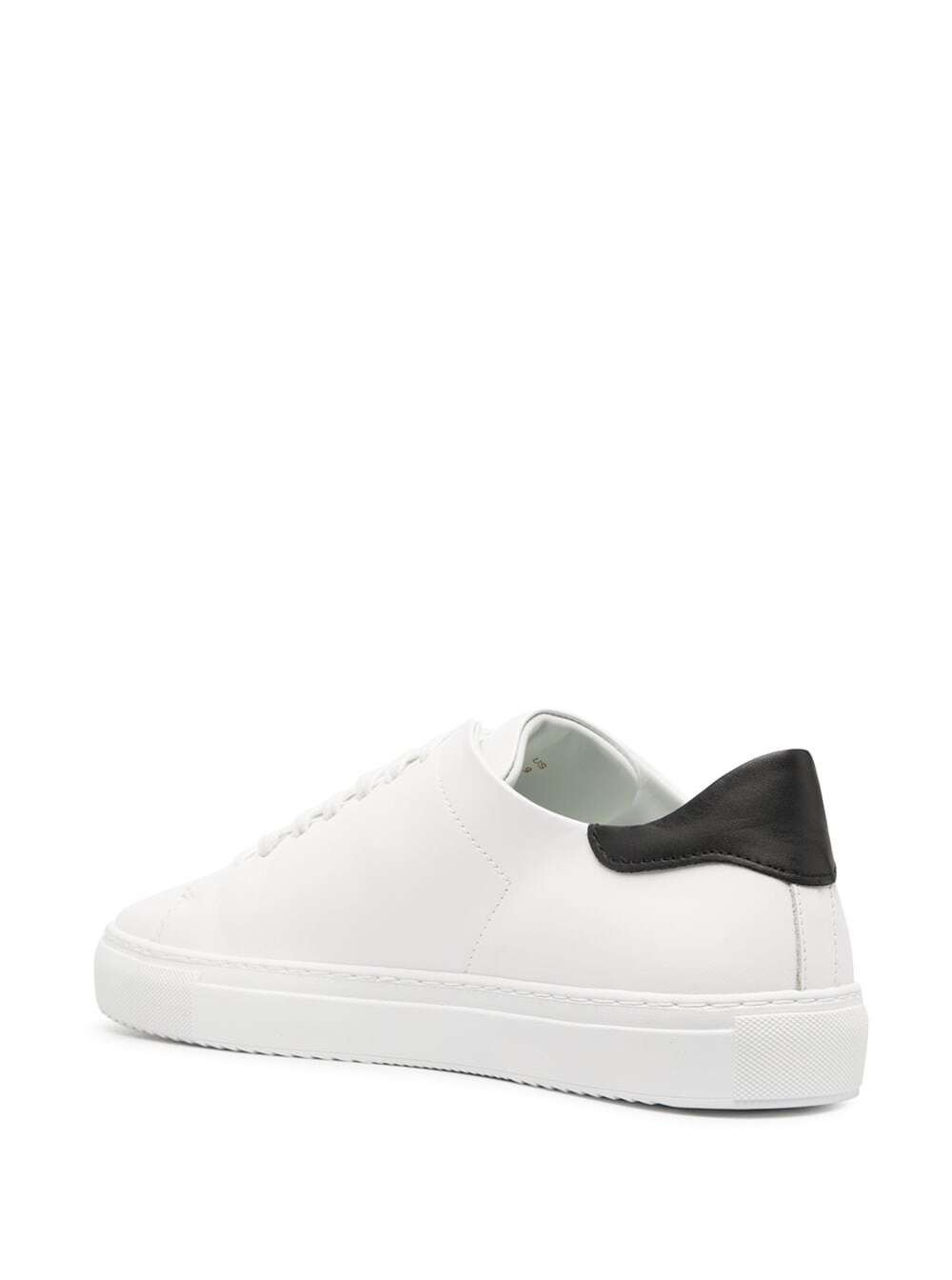 Axel Arigato Men 'Clean 90 Contrast' White Low Top Sneakers With Laminated Logo In Leather Man - 3