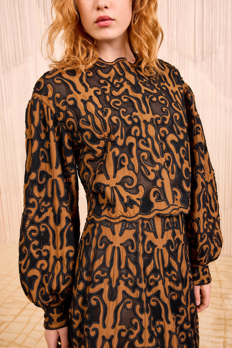 ULLA JOHNSON Coletta Applique Jacket outlook