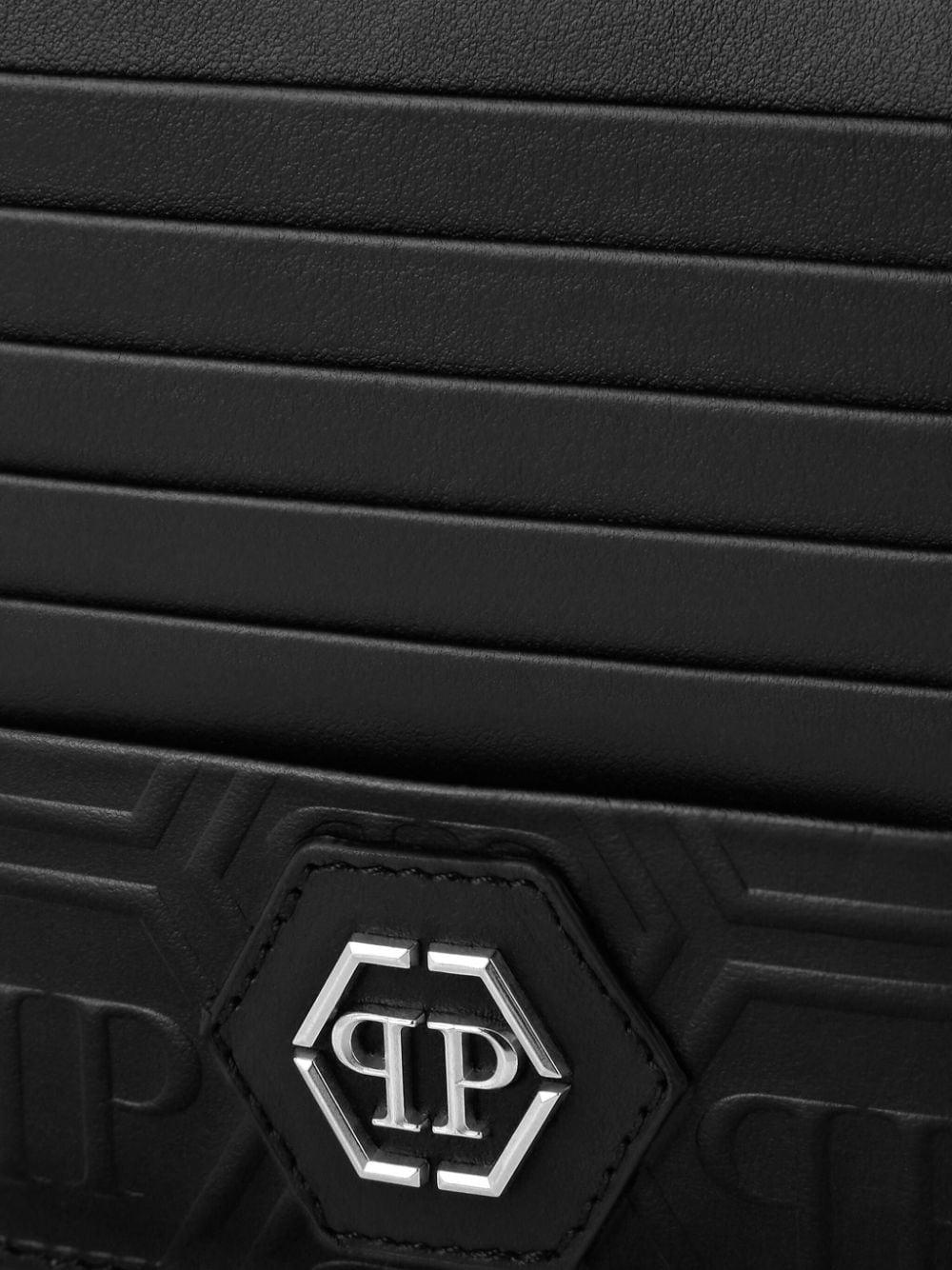 monogram leather cardholder - 3