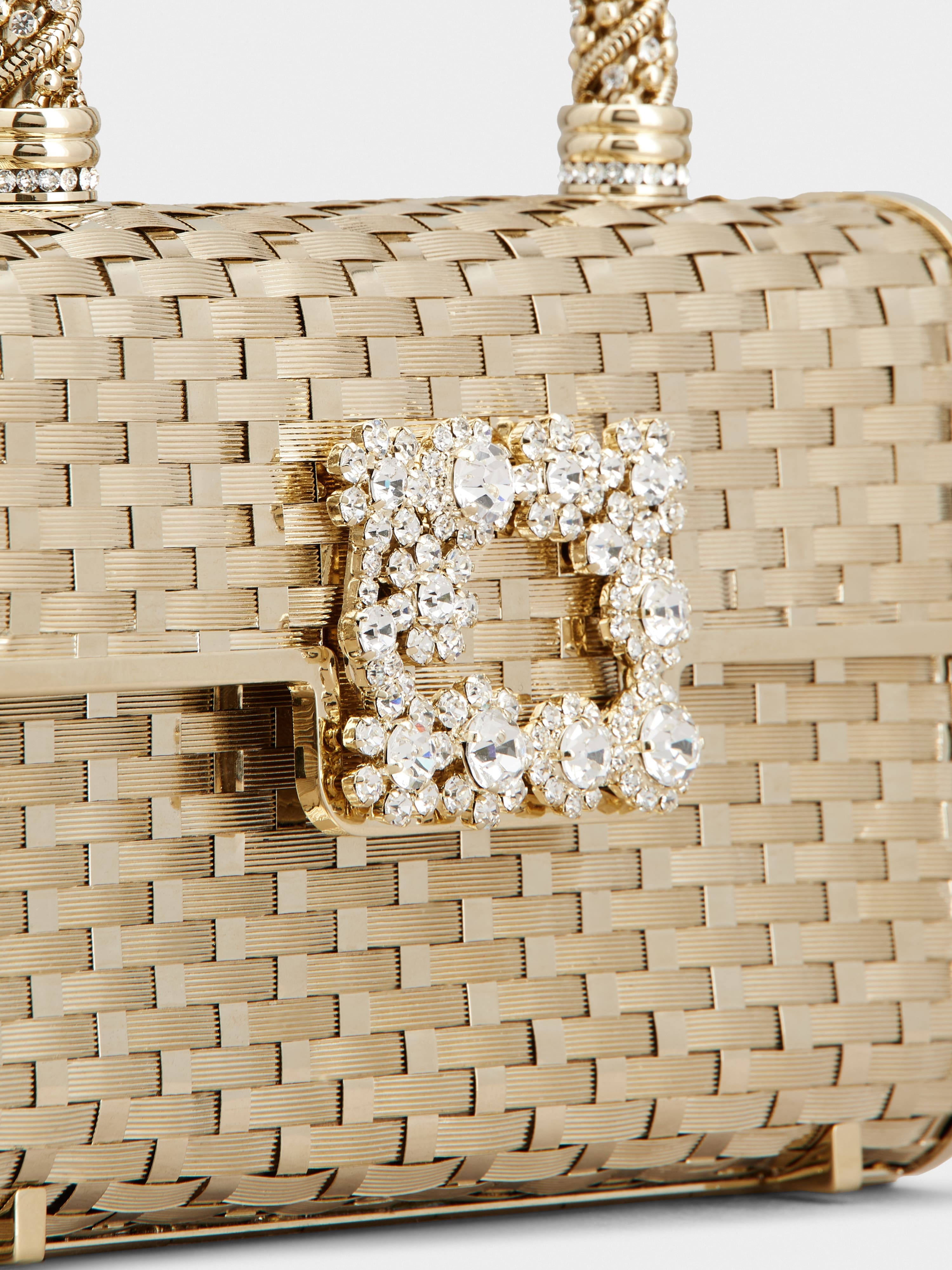 Jewel Efflorescence Mini Bag in metal - 7