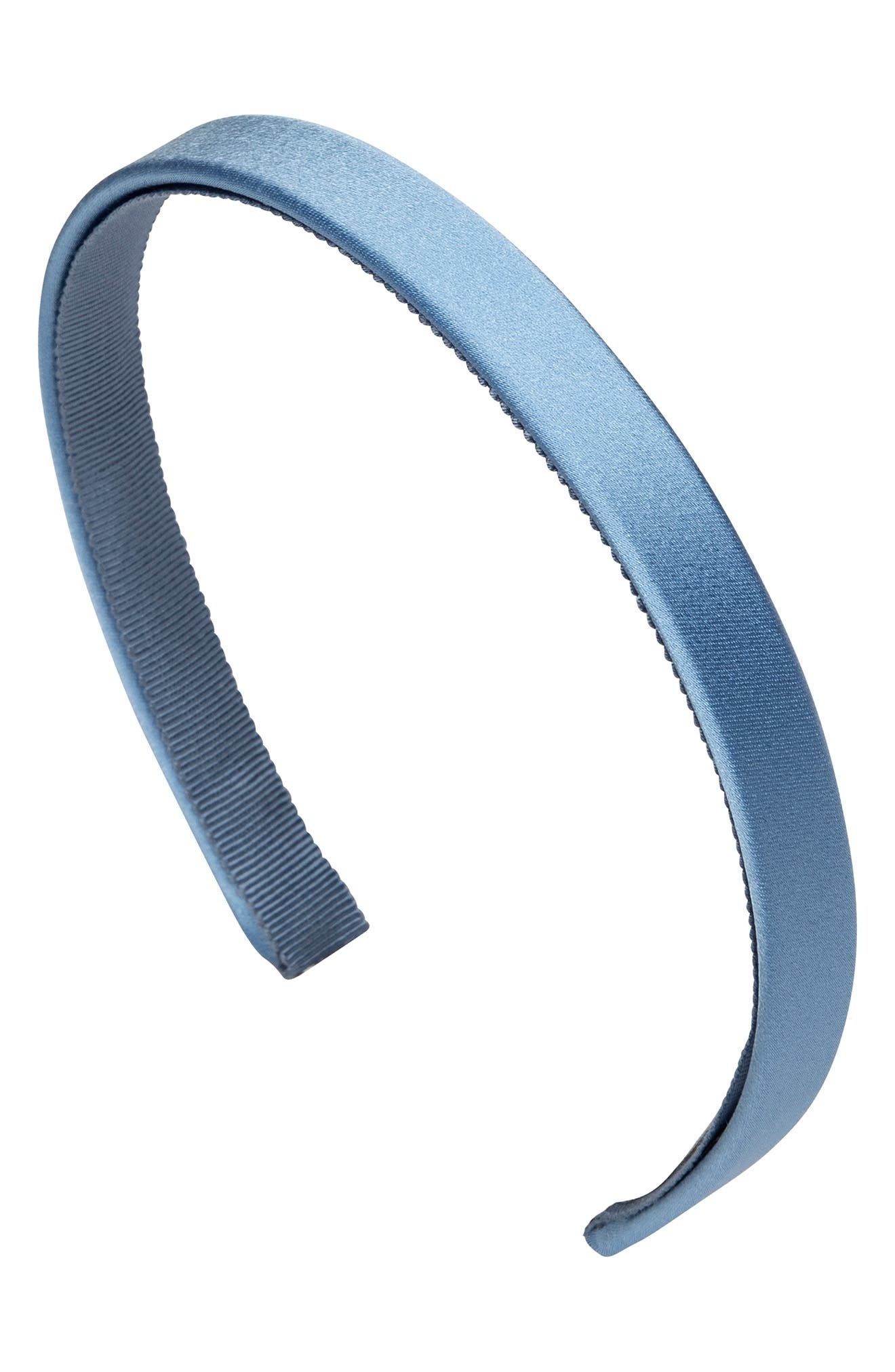 Jennifer Behr Lucy Satin Headband in French Blue at Nordstrom - 1