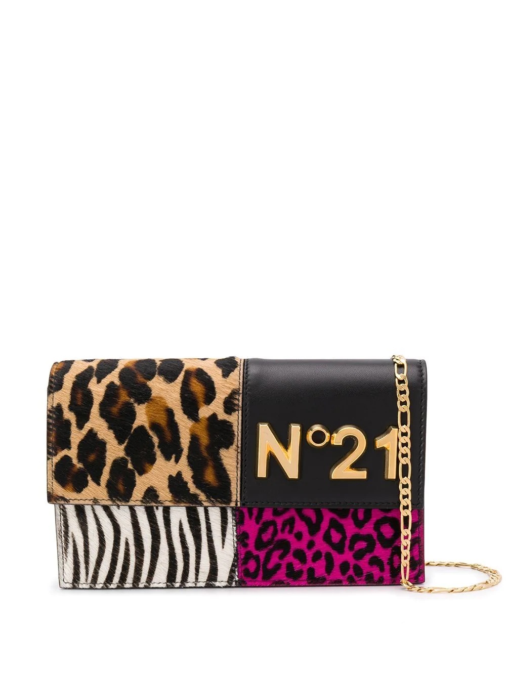 Mini Animalier-Patchwork Logo Pouch - 1