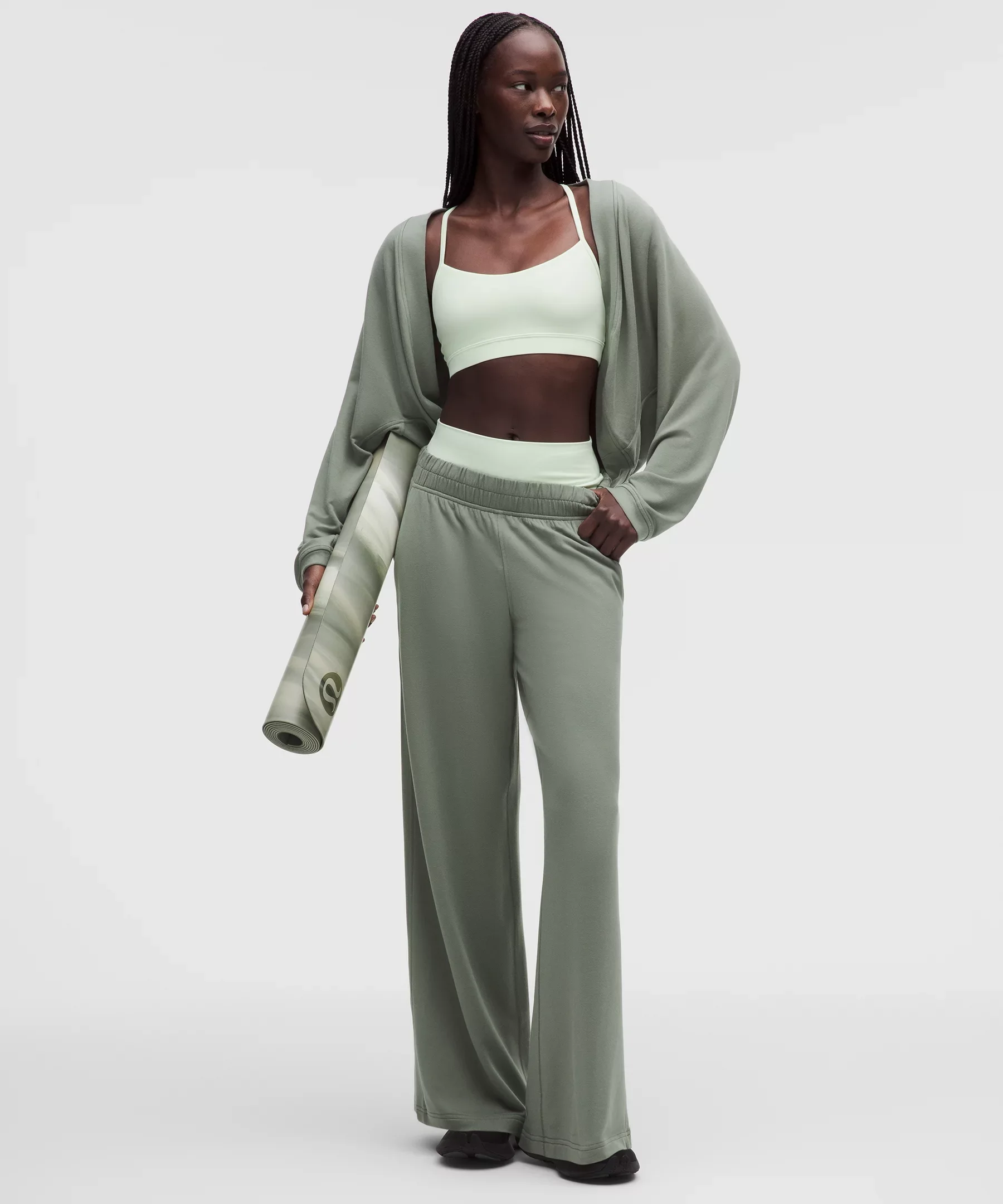 BeCalm Mid-Rise Wide-Leg Pant *Updated Fabric - 1