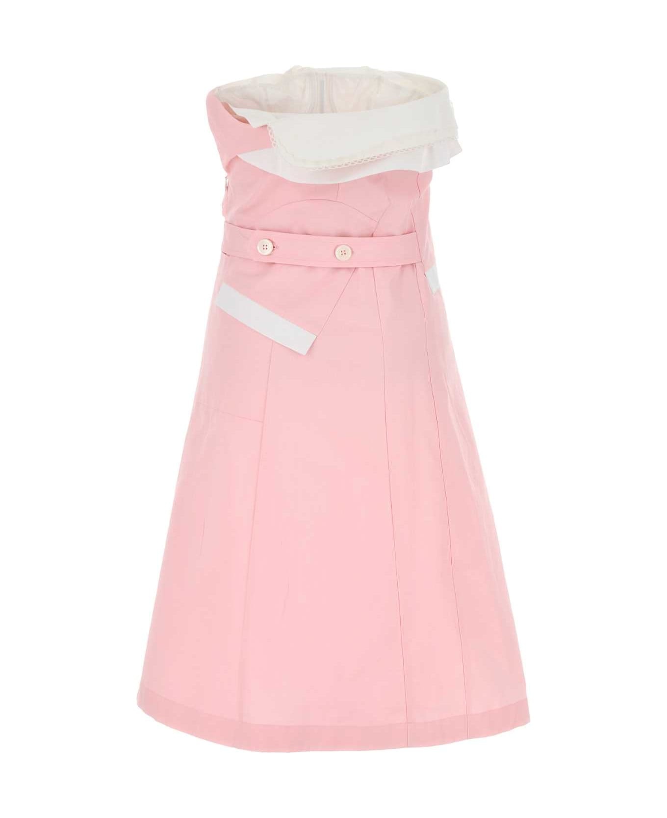 Pink Poplin Dress - 2