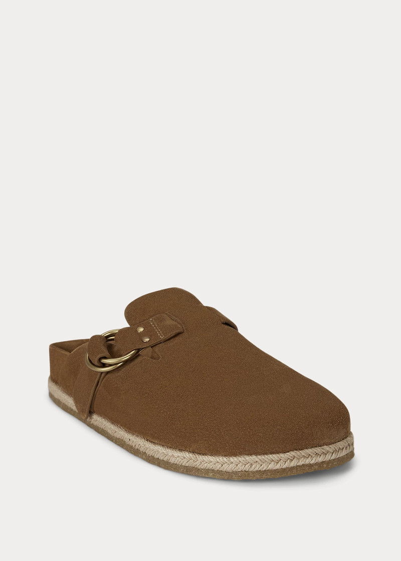 Polo Ralph Lauren Turbach Suede Clog Sandal outlook