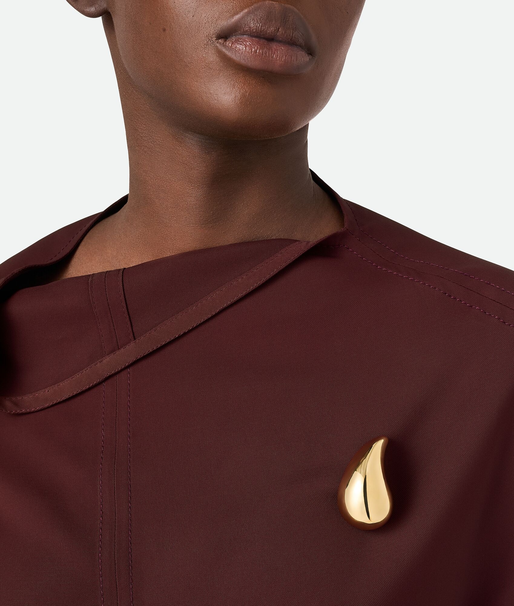 Large Drop Brooch - 2