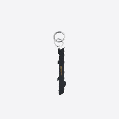 BALENCIAGA Women's Balenciaga Keychain in Black/white outlook