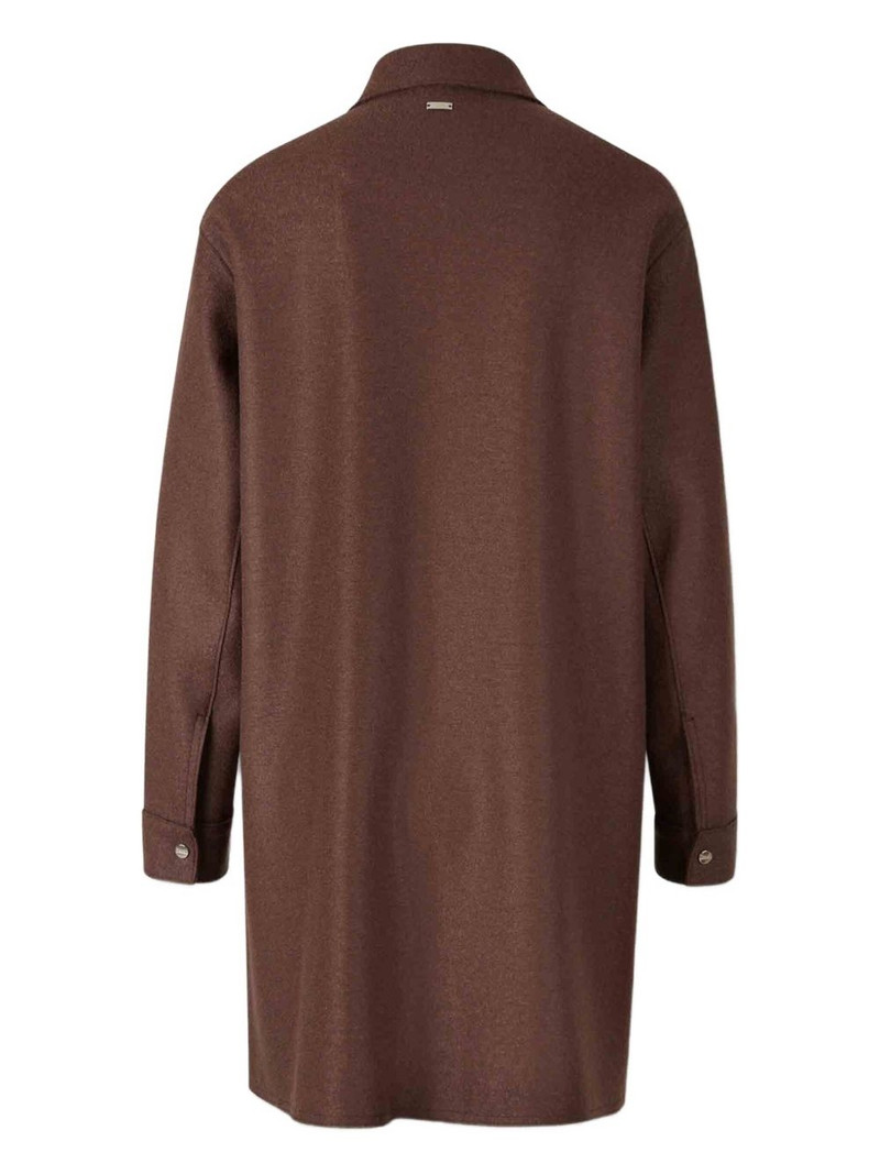 Herno wool snap-button coat outlook