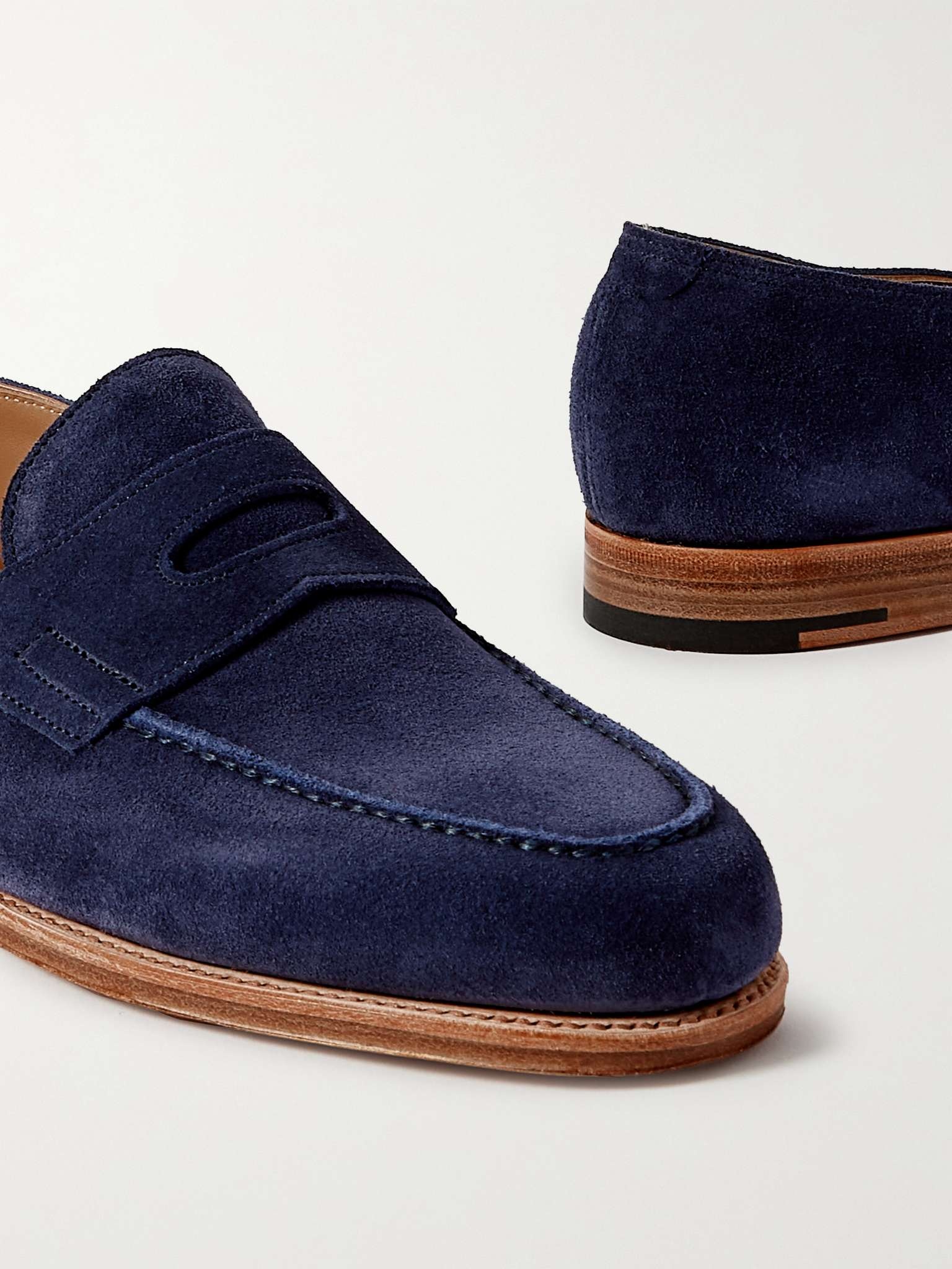 Lopez Suede Penny Loafers - 6