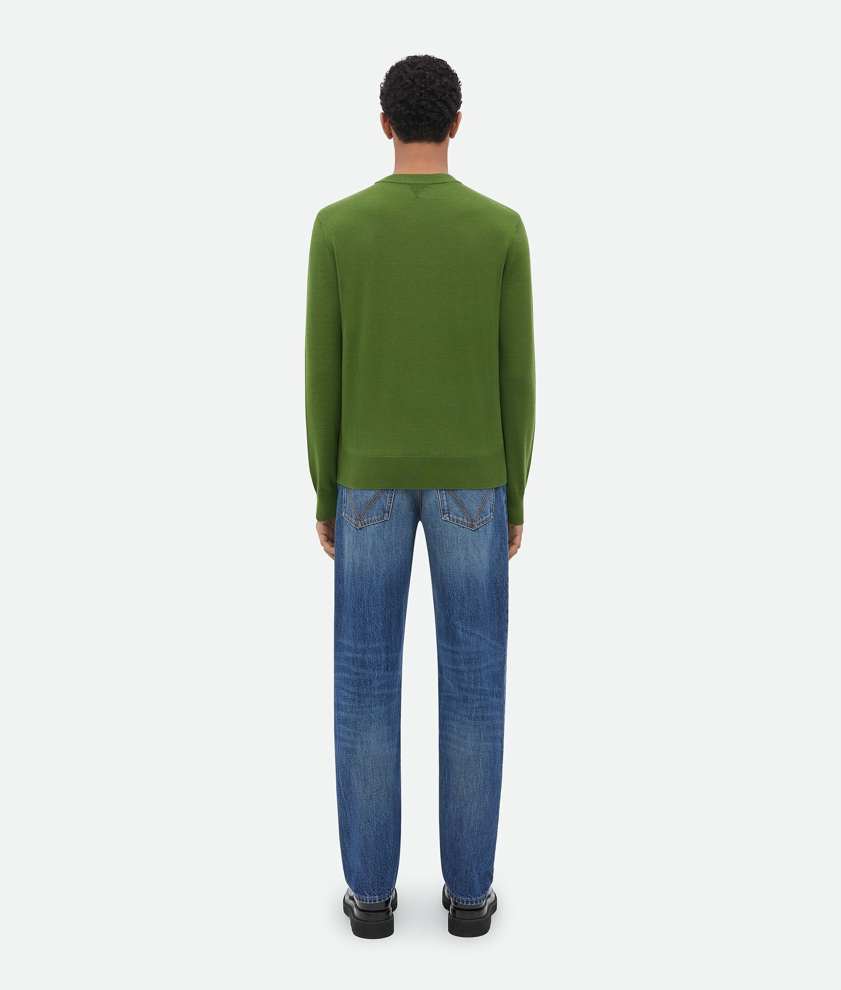 "bv" embroidery wool jumper - 3