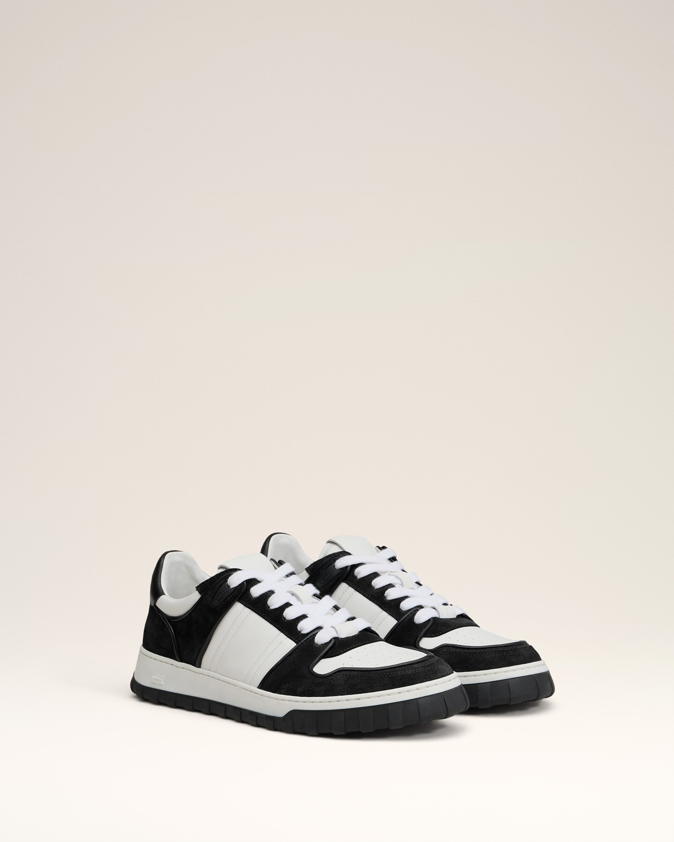 WHITE LEATHER LOW TOP WALK SNEAKERS - 3