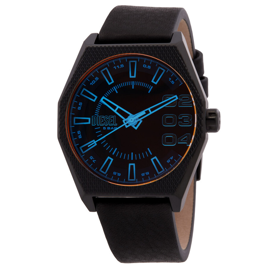Diesel Scraper Quartz Black Dial Men's Watch DZ2175 - 1