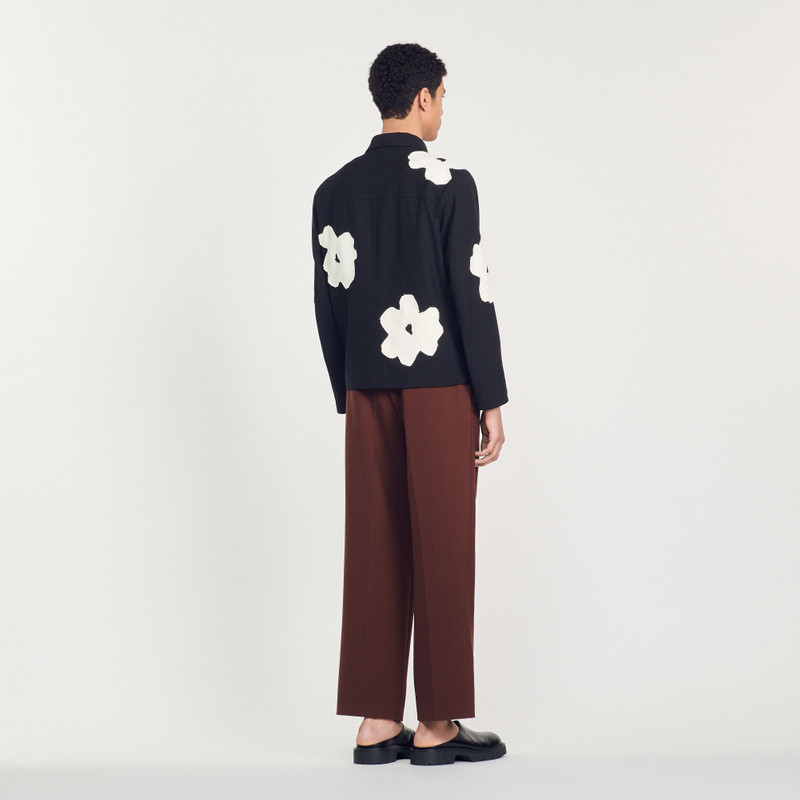 Jacket with flower motifs 6