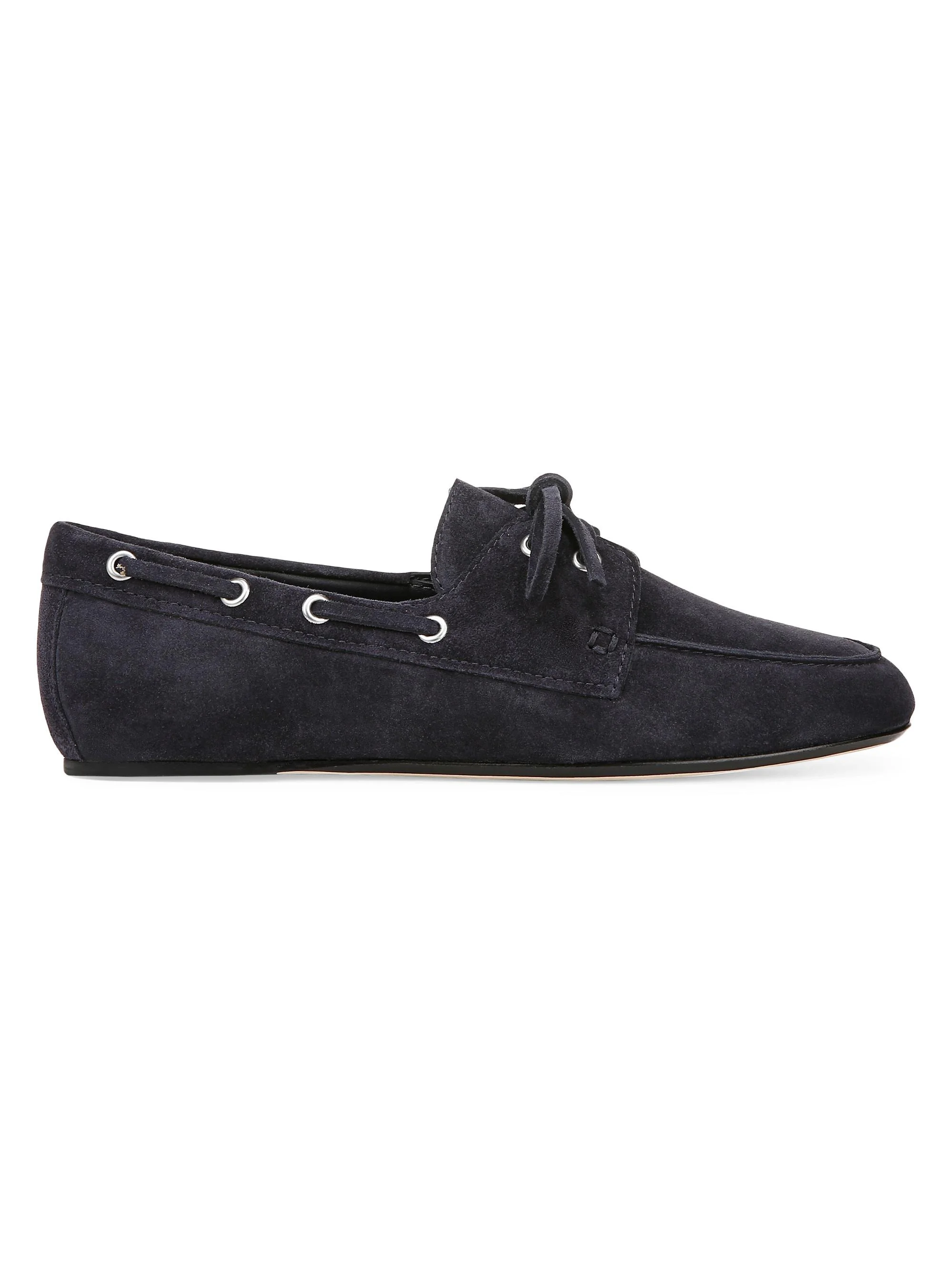 Women's Marin Suede Boat Shoes - Blue Ink - 1
