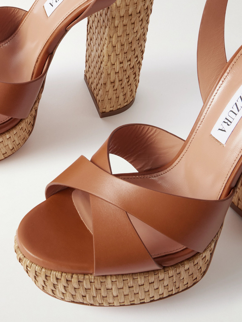 Sunseeker Plateau 140 Leather Platform Sandals 4