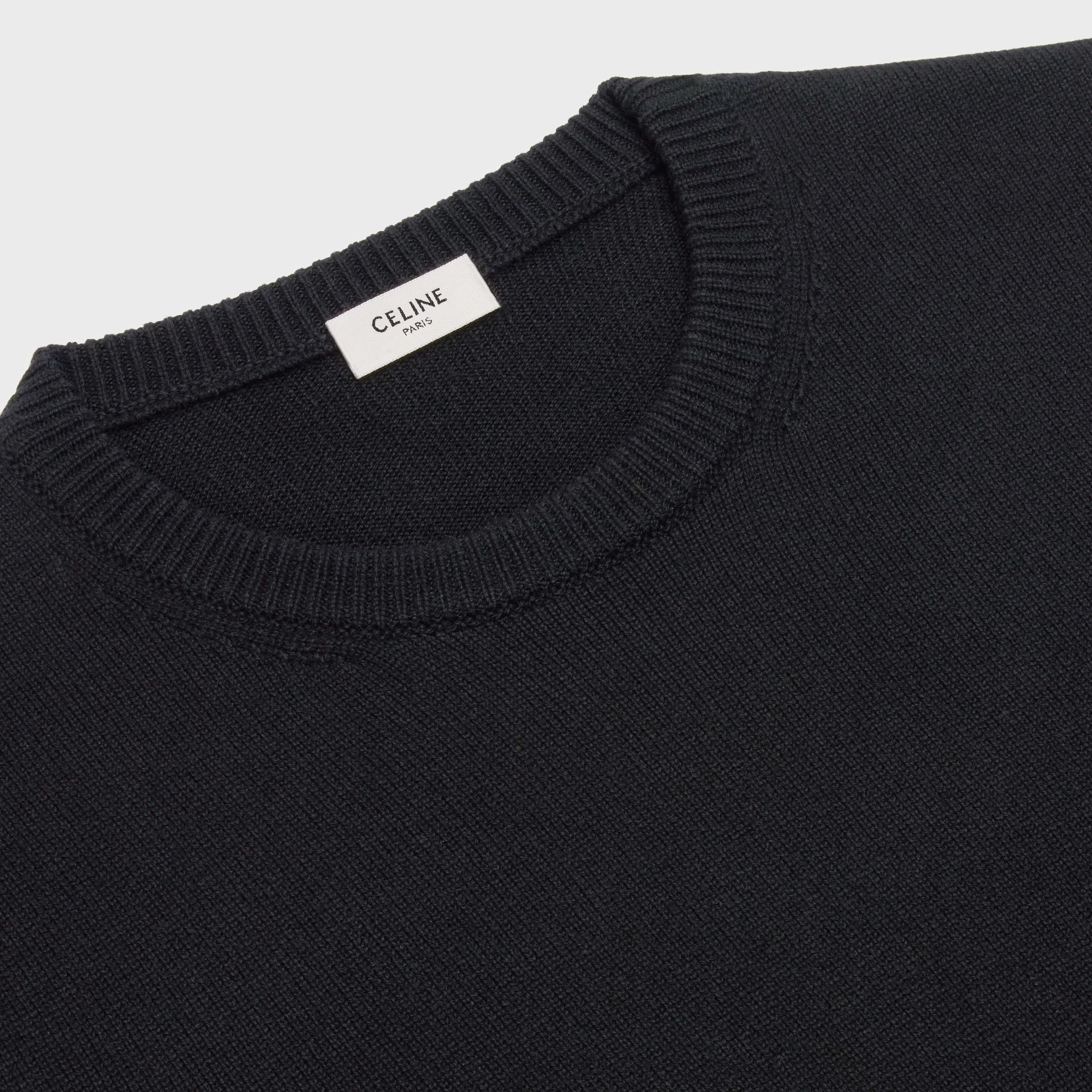 CREW NECK SWEATER IN HERITAGE CASHMERE - 3