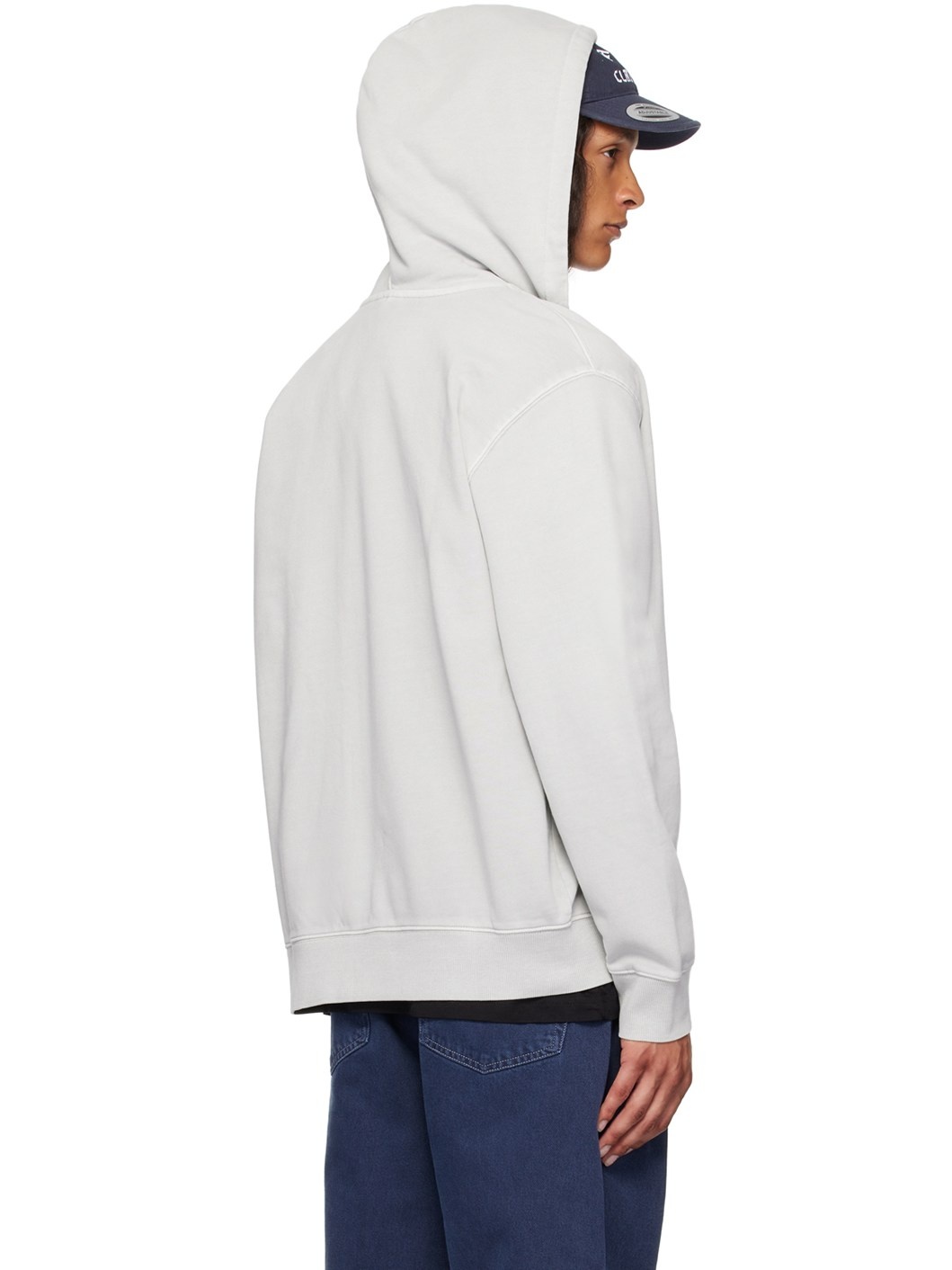 Gray Duster Script Hoodie - 3