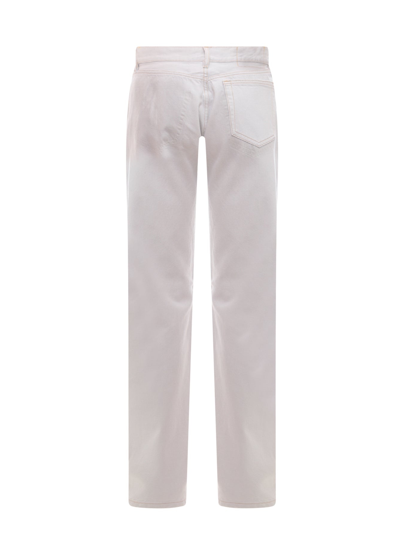 Cotton jeans with contrasting stitching - 2