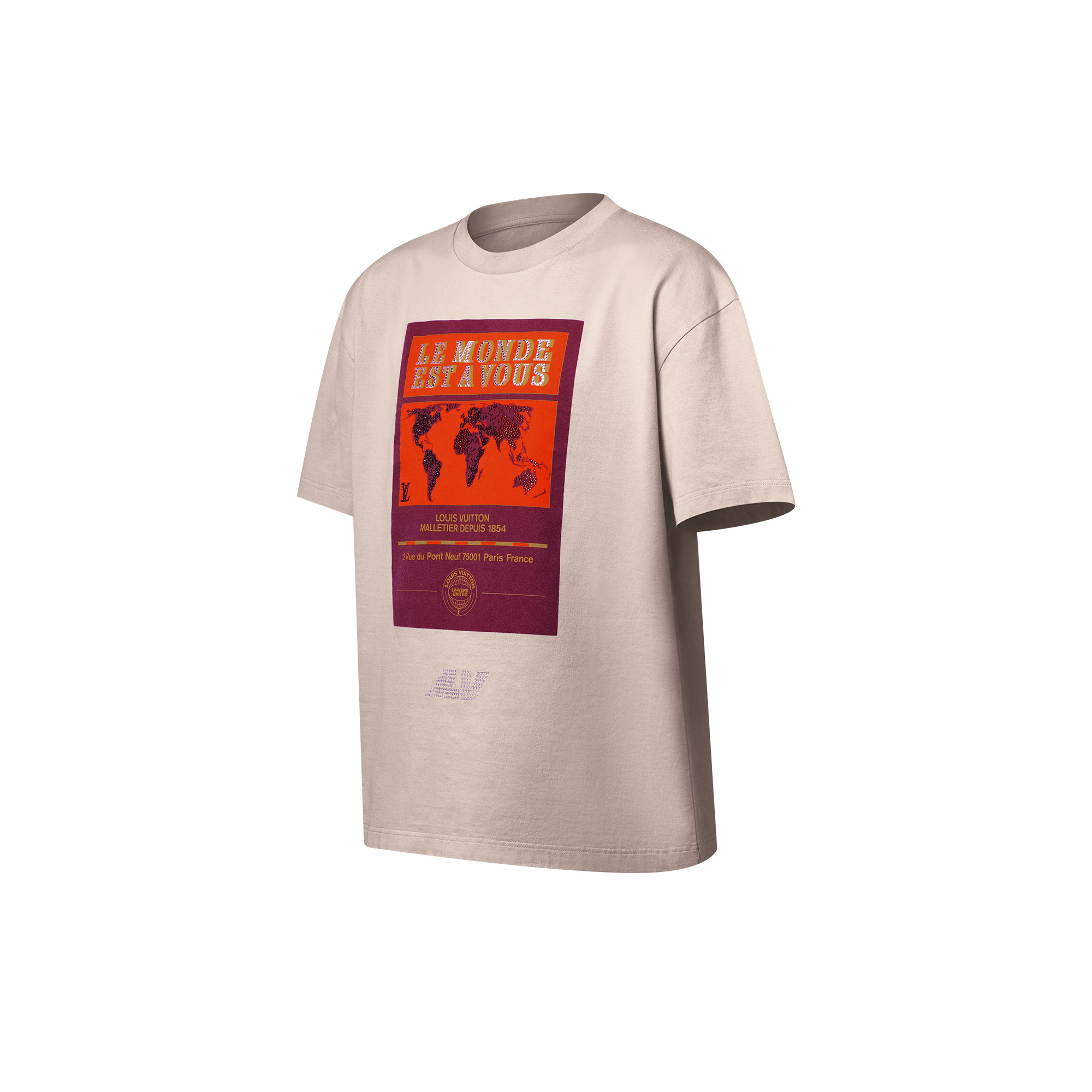Embellished Graphic Cotton T-Shirt - 2