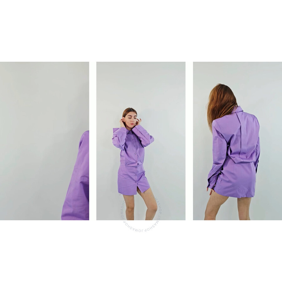 The Attico Ladies Light Purple Margot Mini Dress - 3
