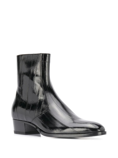 SAINT LAURENT Wyatt zipped boots outlook