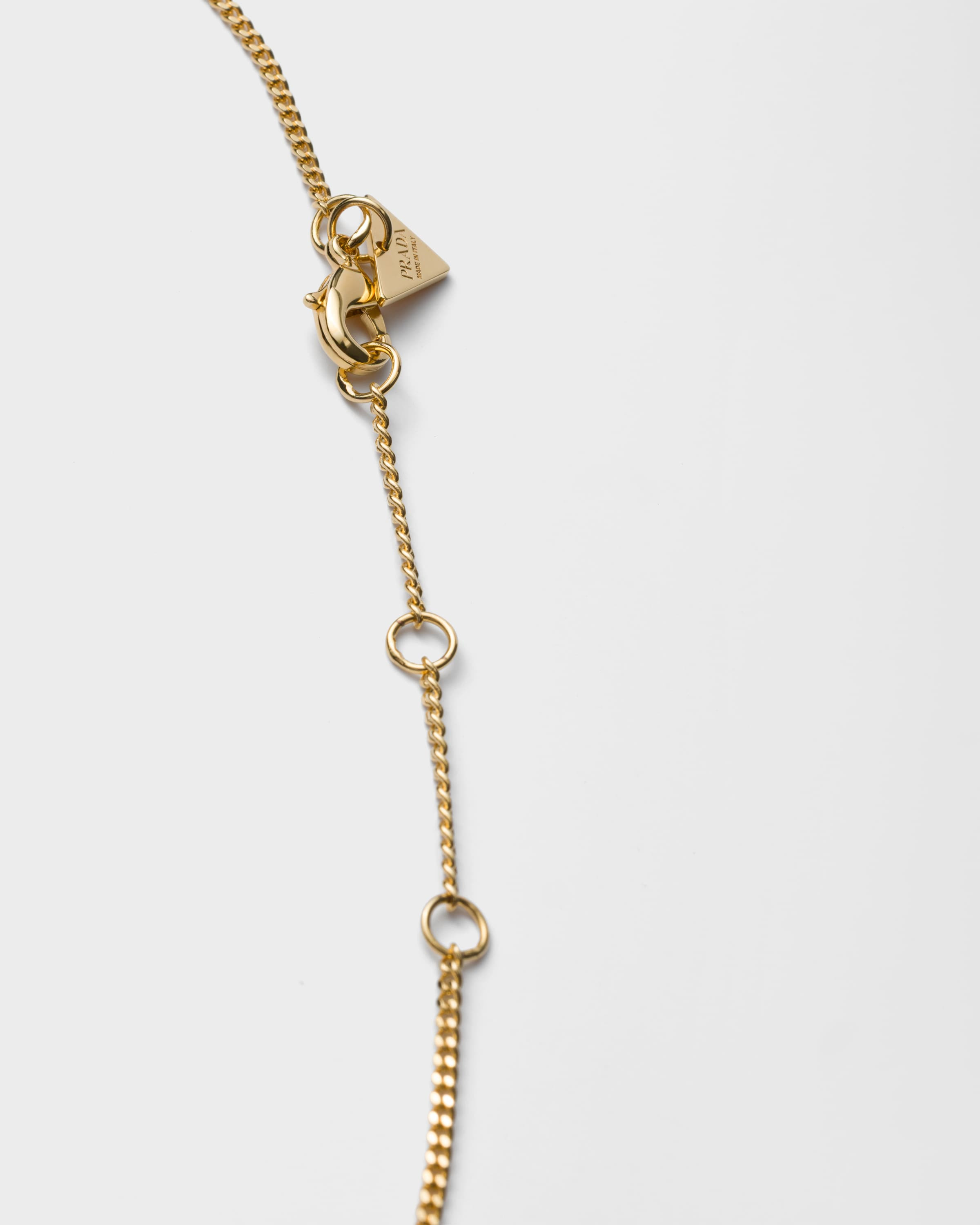 Enameled metal necklace - 3