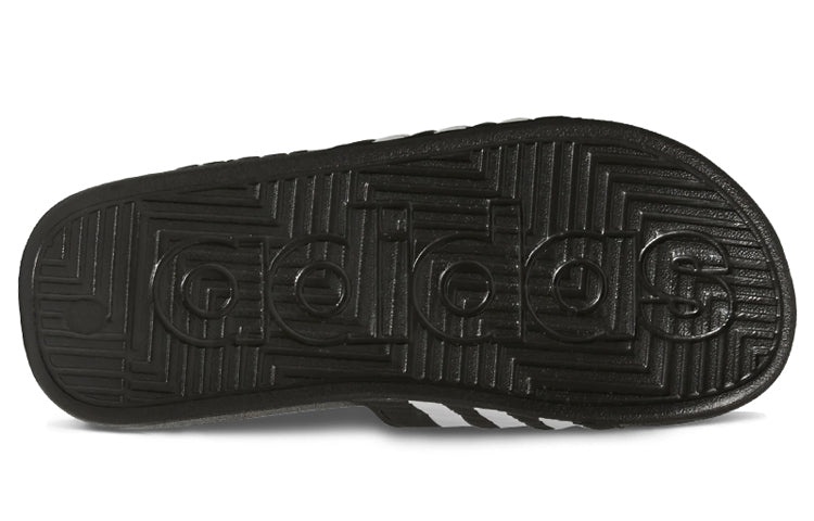 (WMNS) adidas Adissage Slides 'Black White' G28841 - 5