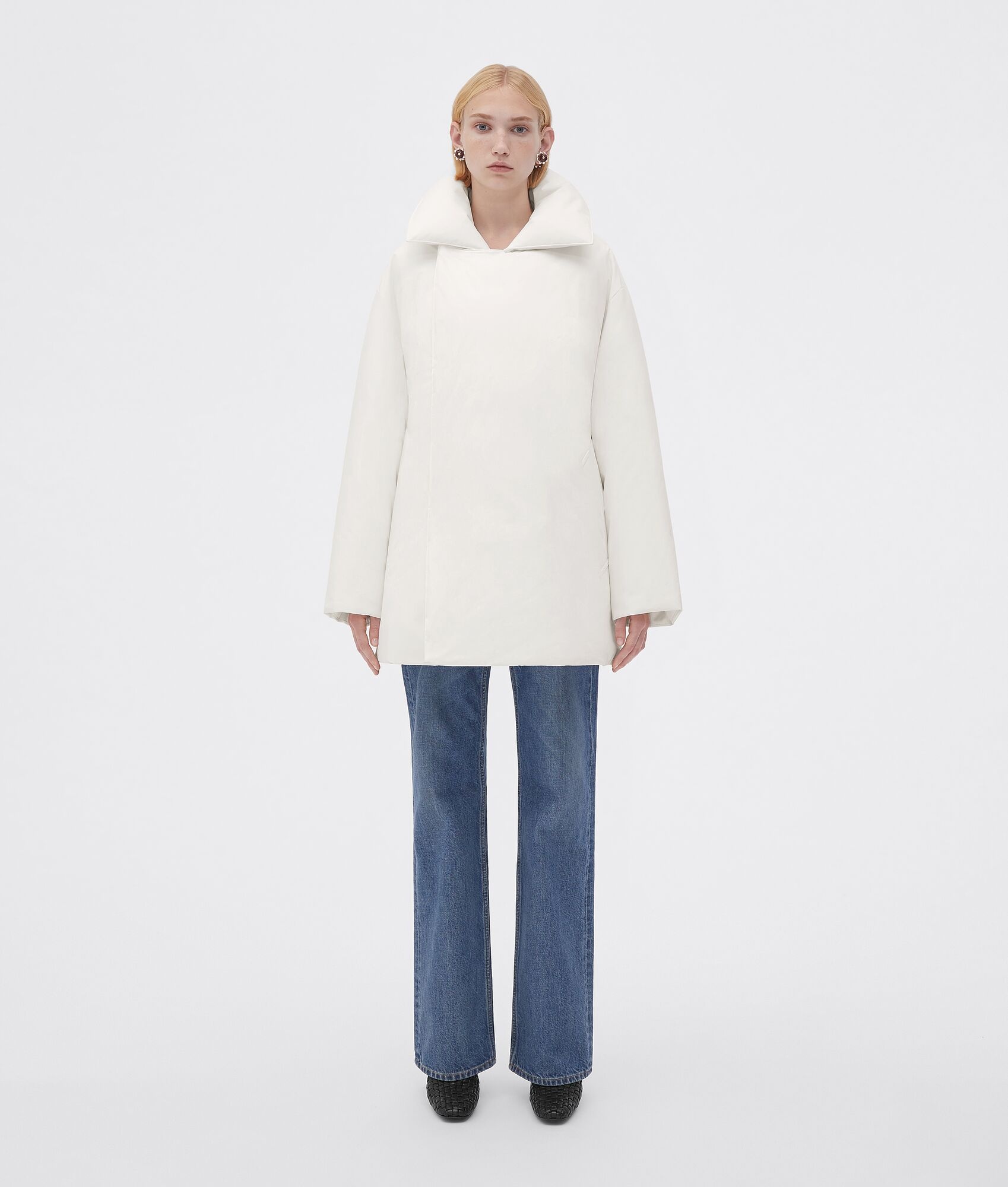 Frosted Poplin Puffer Jacket - 4