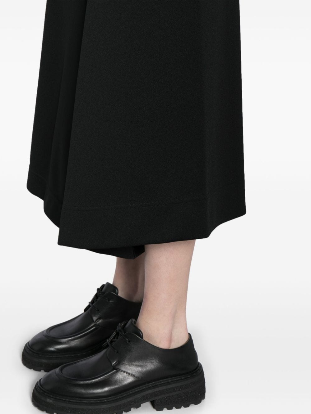 asymmetric drawstring midi skirt - 5