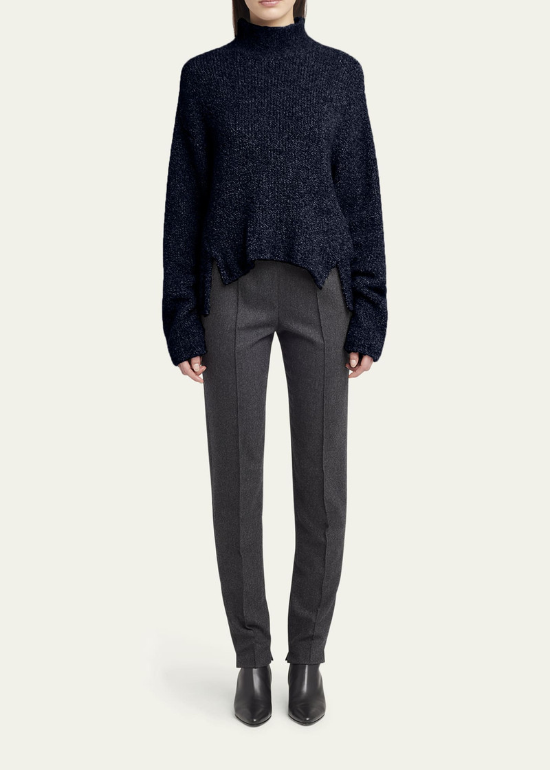 GIORGIO ARMANI Turtleneck Cashmere-Silk Boucle Sweater outlook