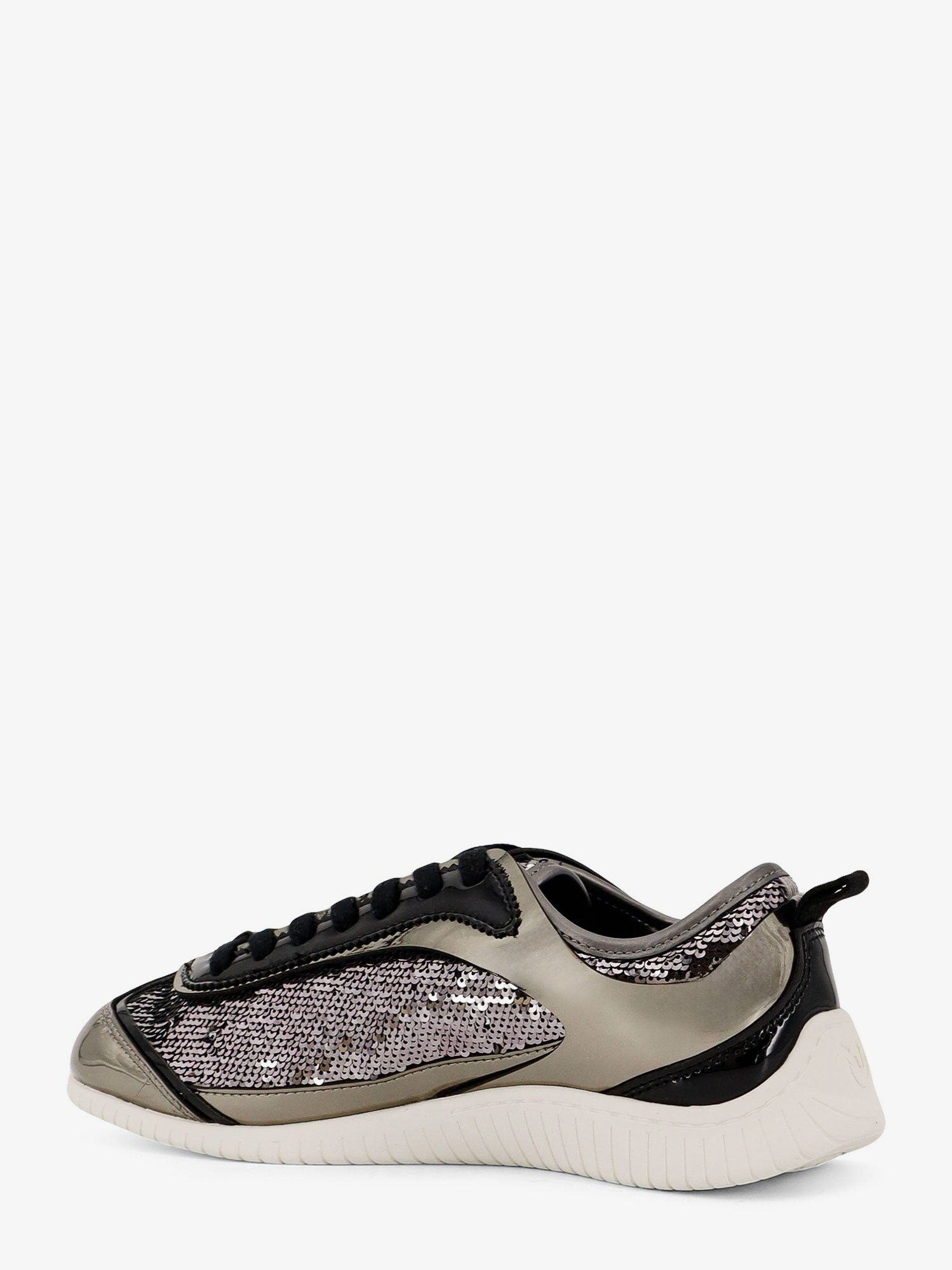 Reby 10 Mirror Fabric Sneakers With Sequins - 3