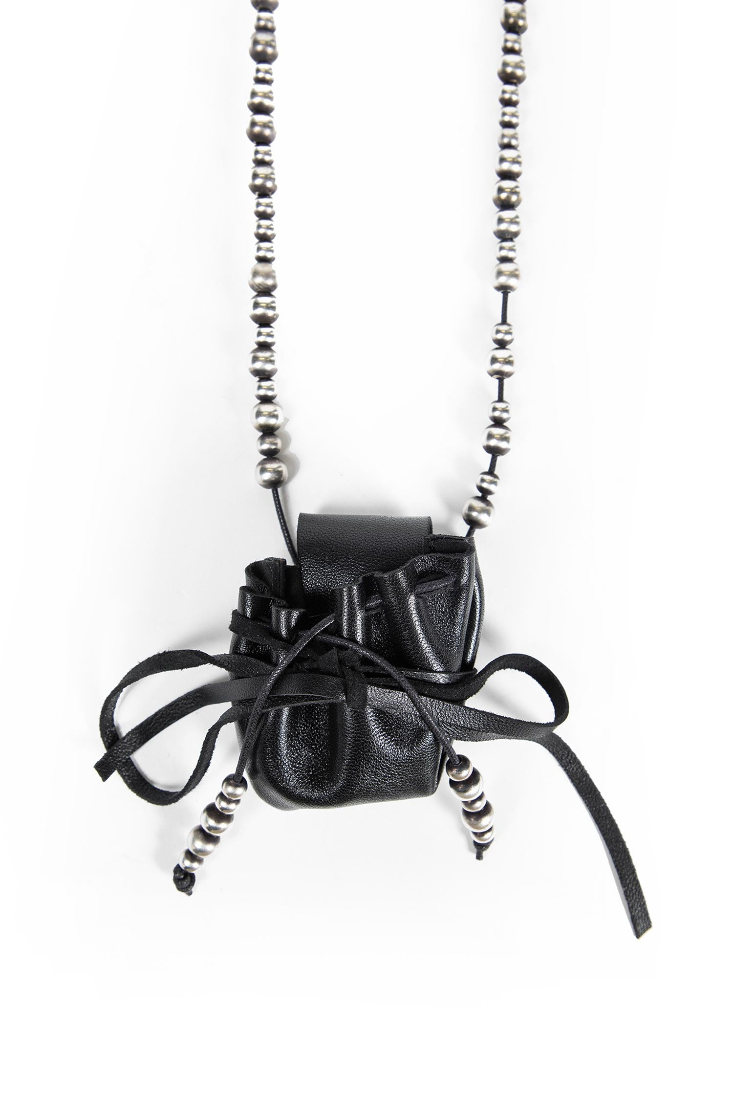 Ant Fine Silver + Oily Calf Skin + Cotton - 2