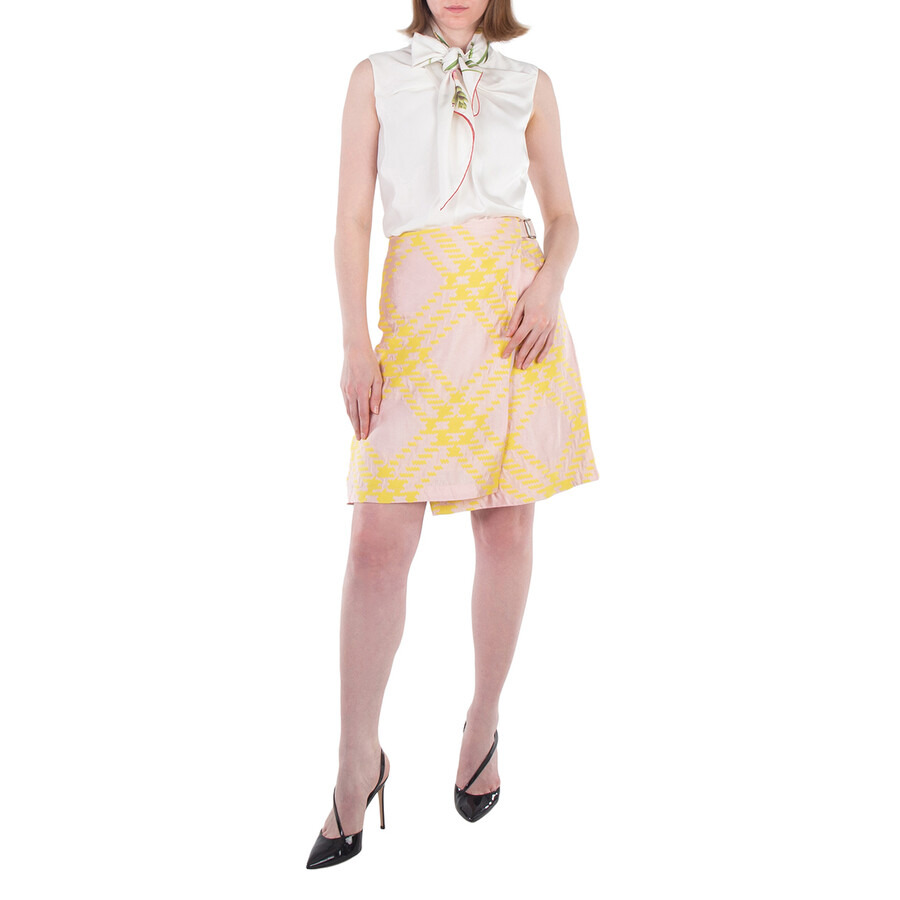 Burberry Pleat Detailing Wrap Skirt - 6
