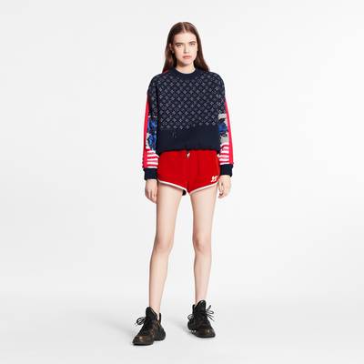 Louis Vuitton Monogram Patchwork Sweater In Wool And Cashmere outlook