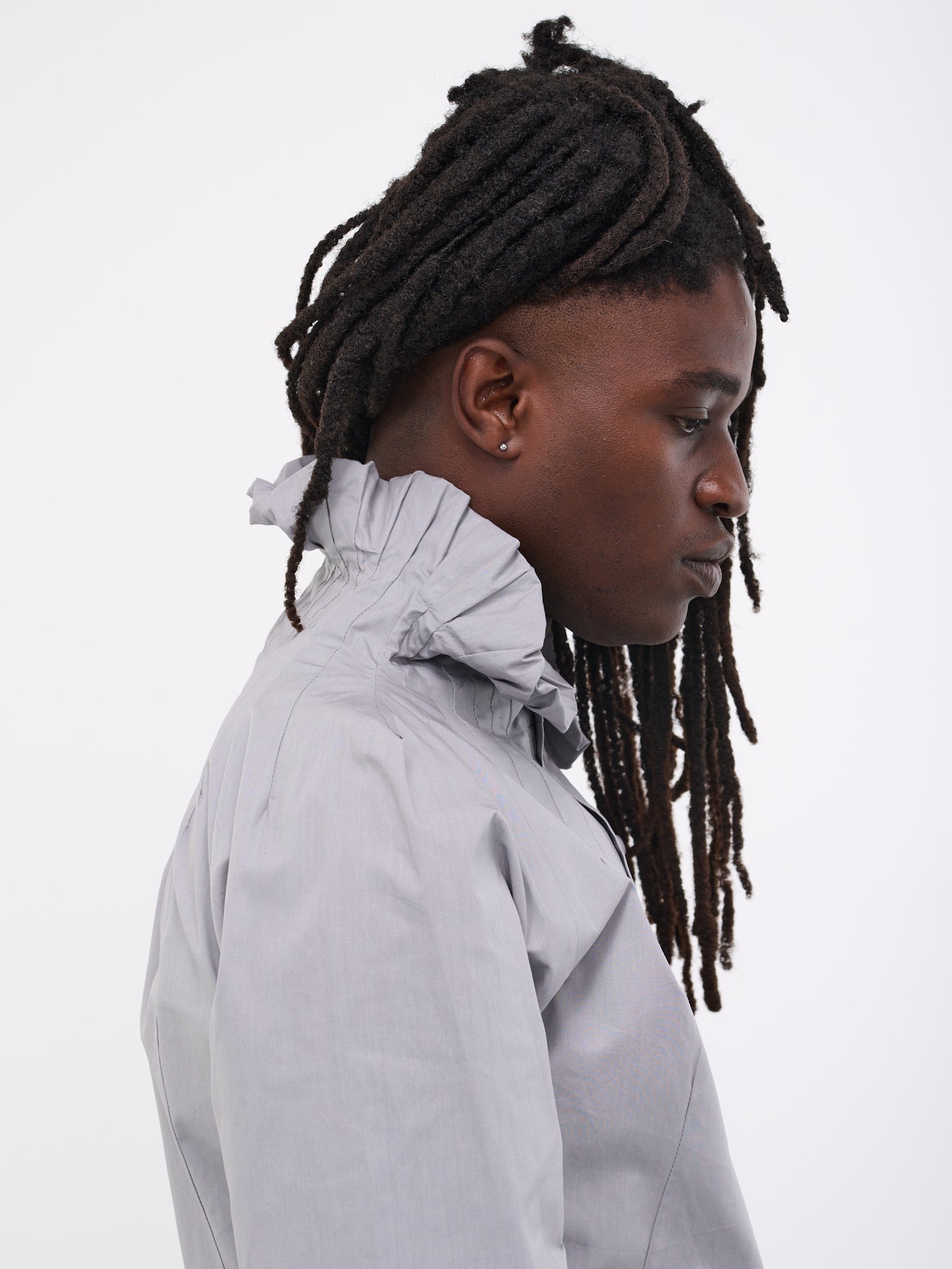 Pleated Collar Shirt - 4