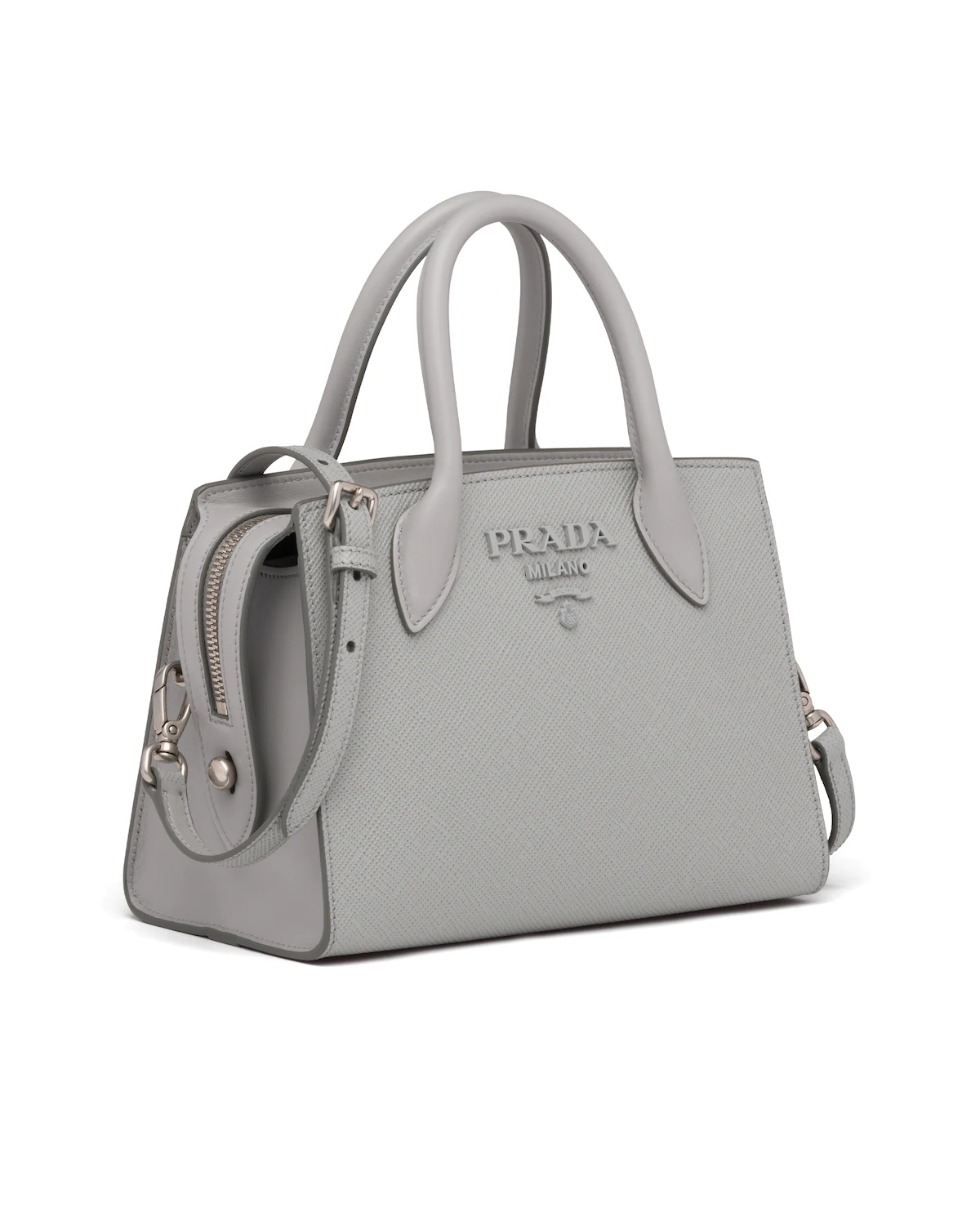 Saffiano Leather Prada Monochrome Bag - 6