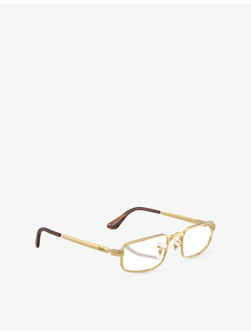 RB3927V Rectangle-Frame Metal Optical Glasses 5