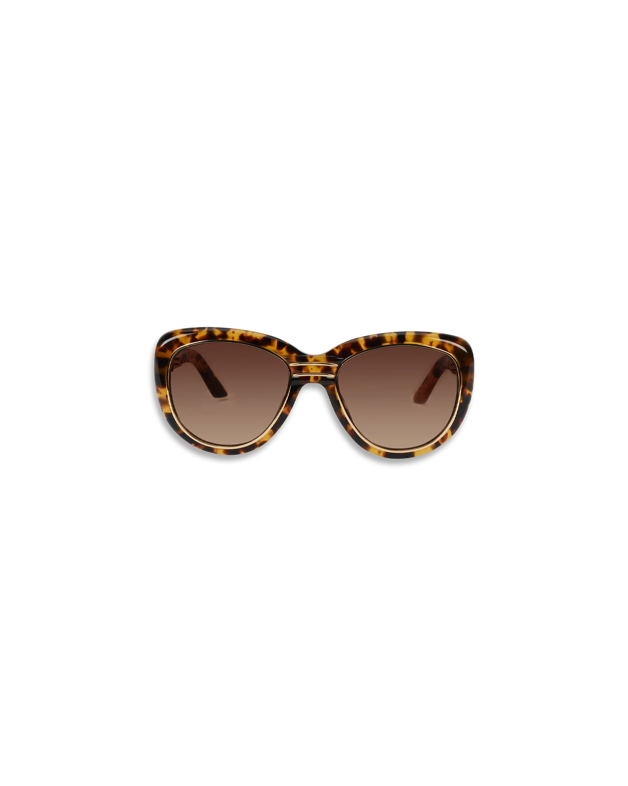 Gold & Brown The Wing Sunglasses - 2