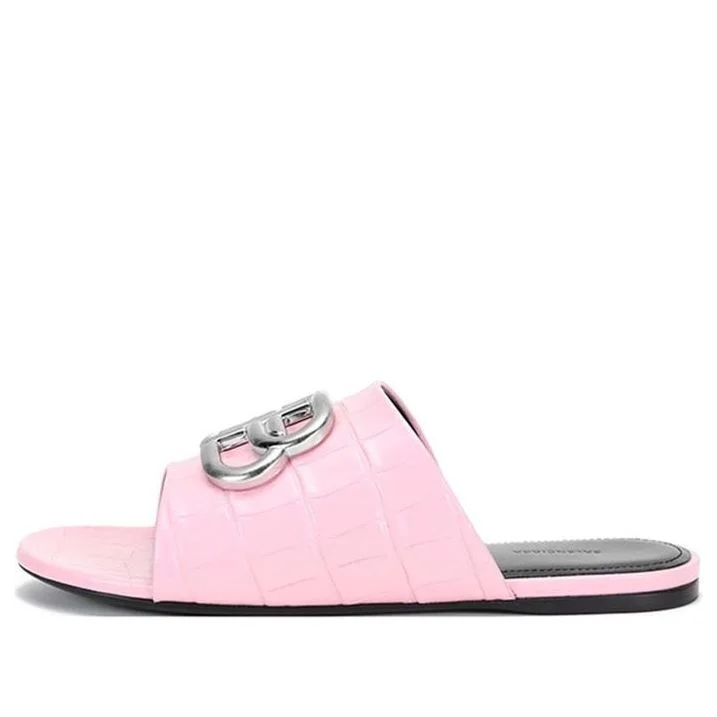 (WMNS) Balenciaga BB Cosy Mules 'Pink Black' 629537WA9D35681 - 1