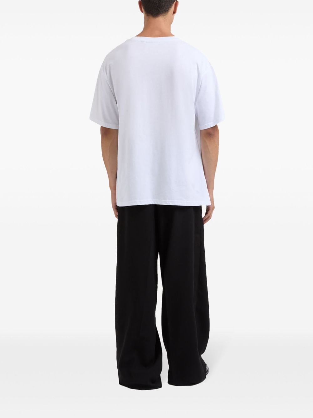 logo-embroidered T-shirt - 4