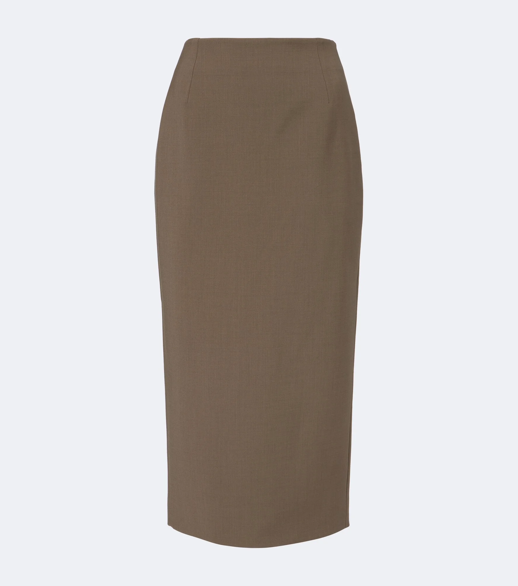 Wool-blend pencil skirt - 1