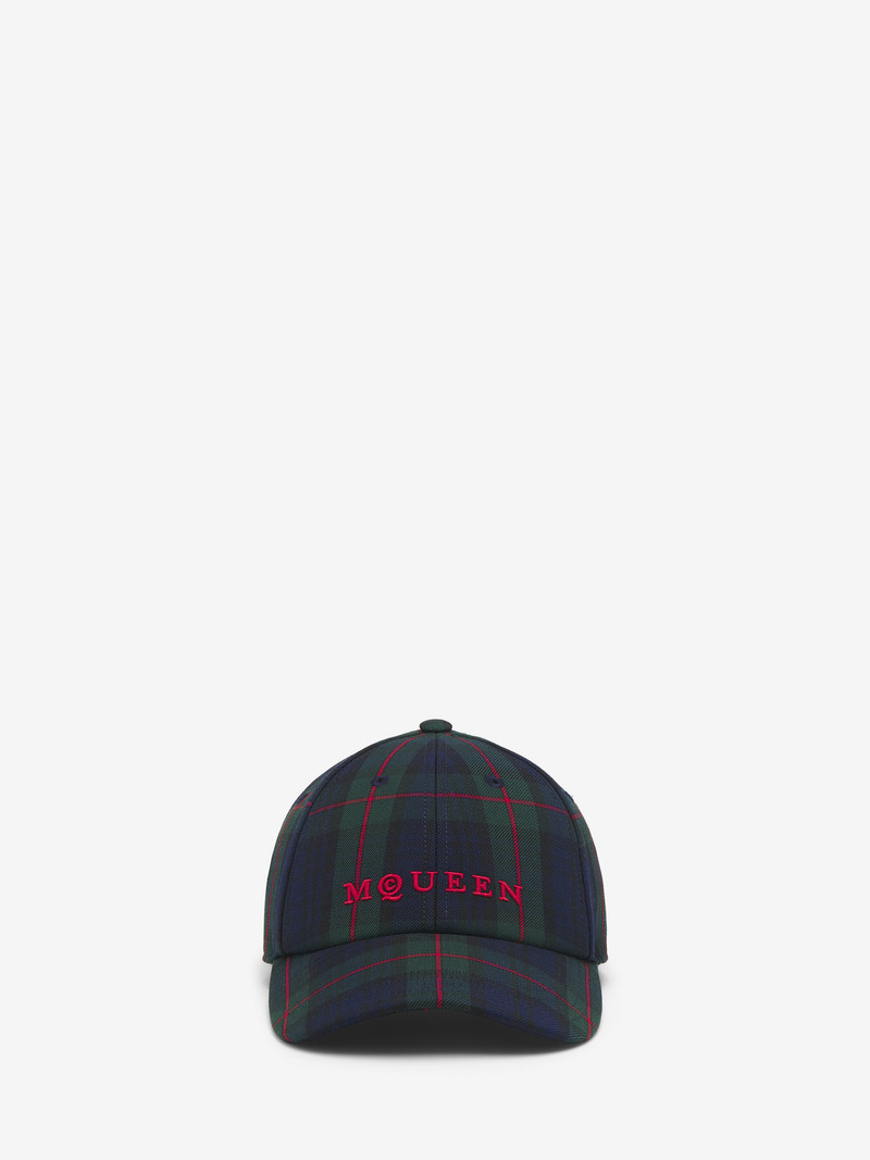 Tartan McQueen Logo Baseball Cap 1