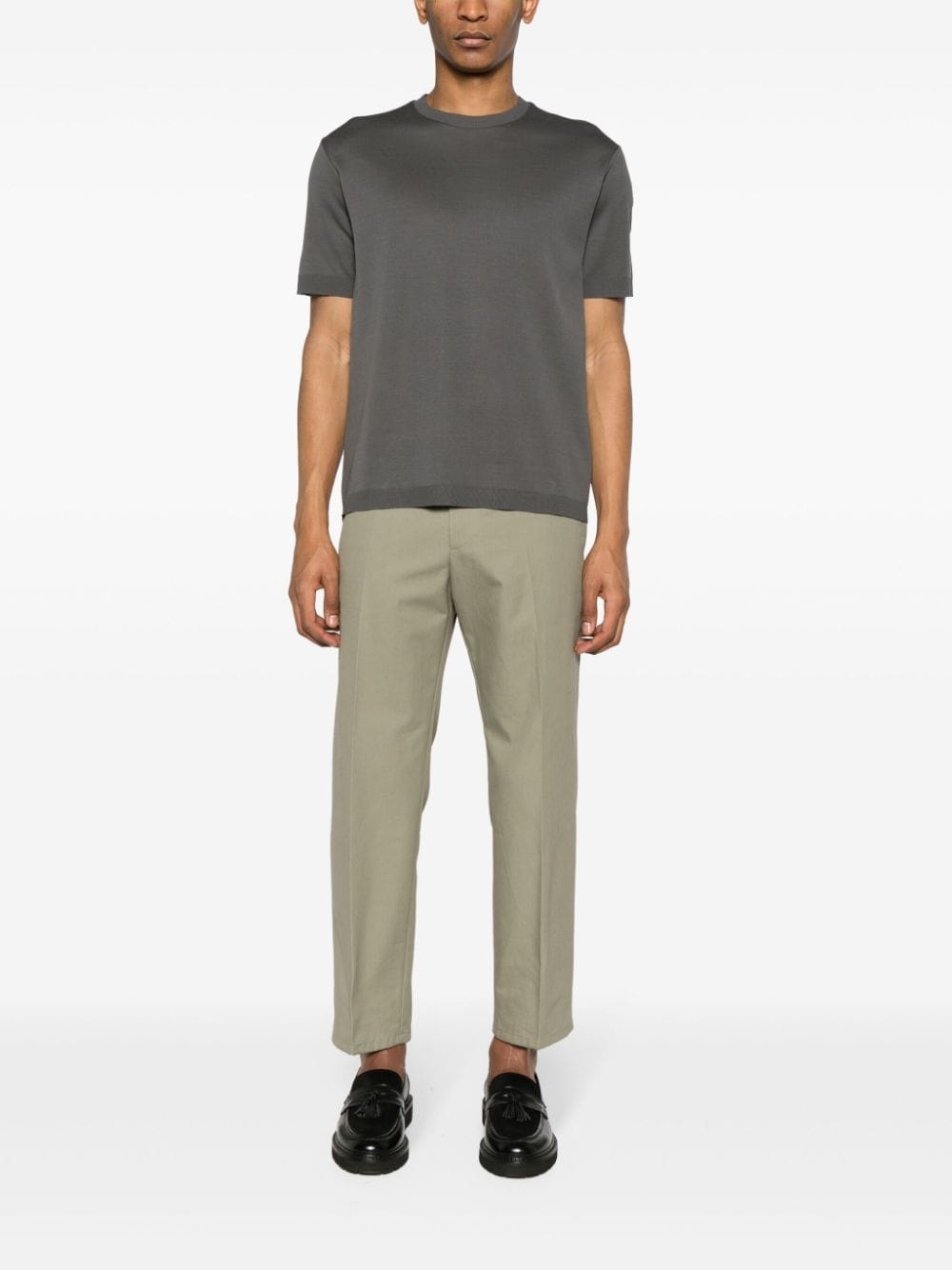 crew-neck cotton T-shirt - 2