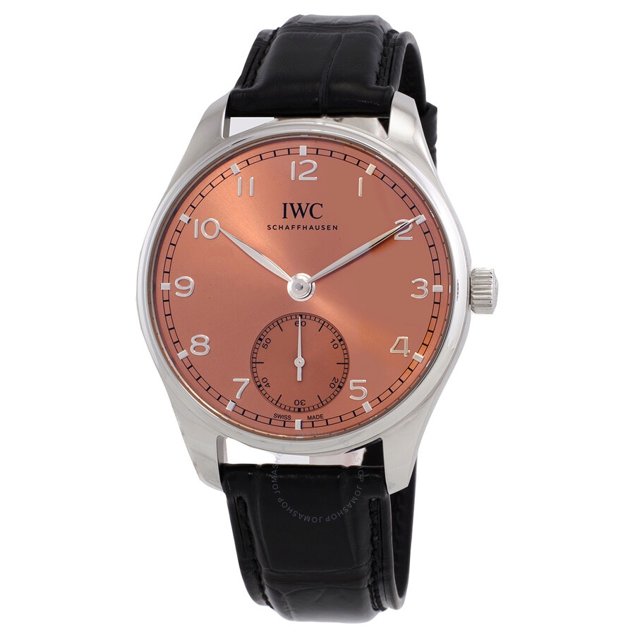 IWC Portuguese 40 Automatic Salmon Dial Men's Watch IW358313 - 1