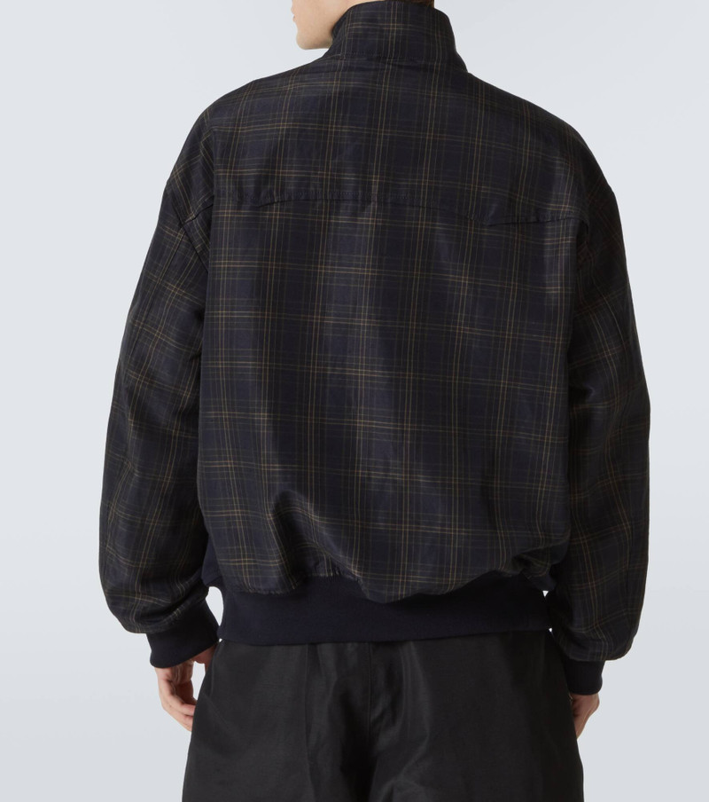 Linen-blend twill blouson 4
