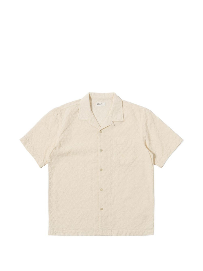 textured short-sleeve shirt 1