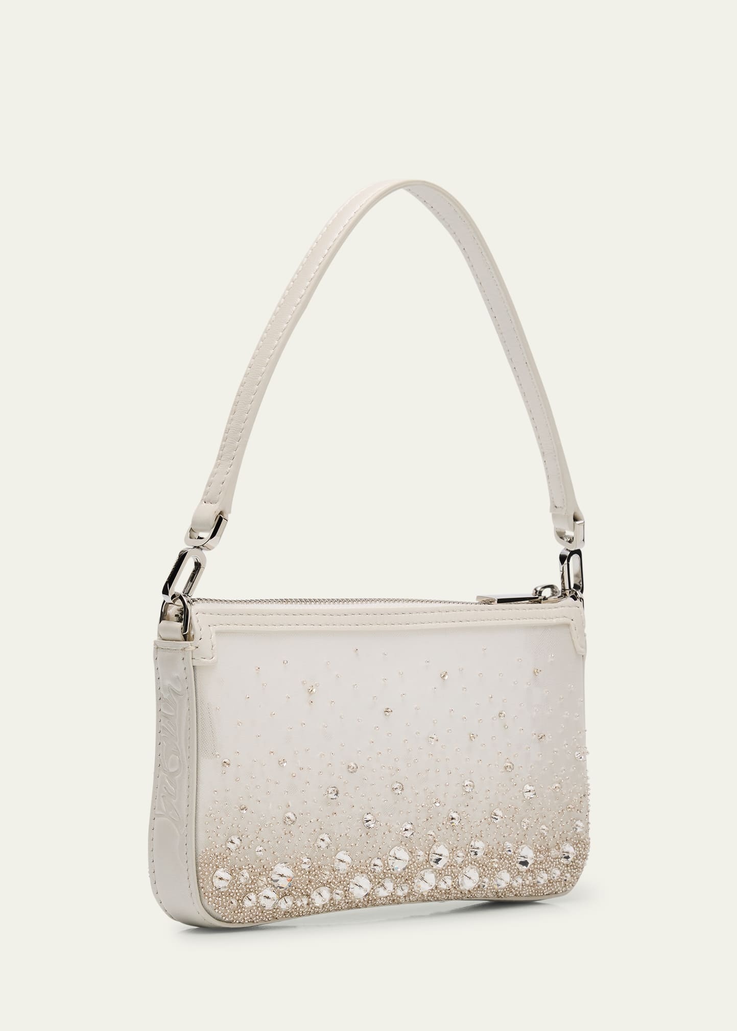 Loubila Mini Mesh Embellished Shoulder Bag - 3