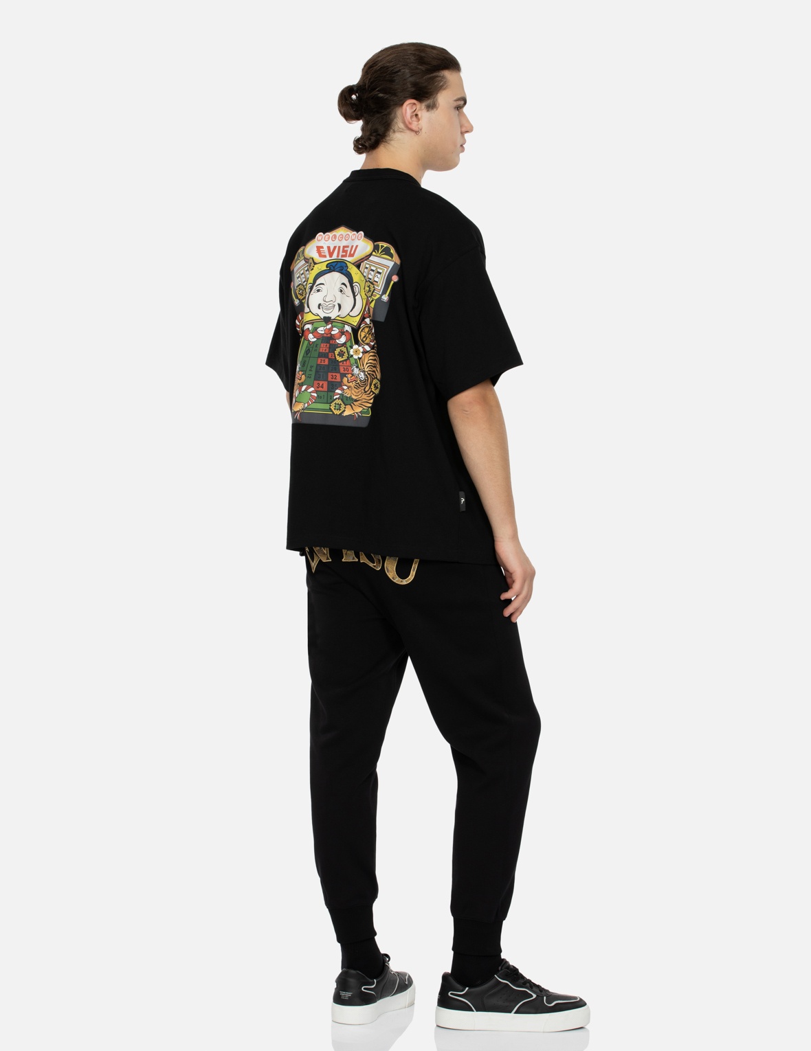LUCKY SLOT MACHINE PRINT LOOSE FIT T-SHIRT - 4