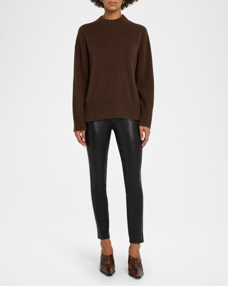 Rails Miranda Cashmere-Silk Crewneck Sweater outlook