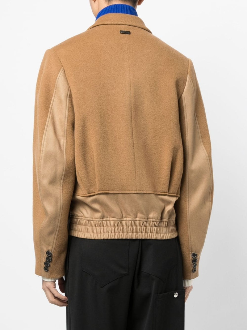 layered-effect single-breasted blazer 4